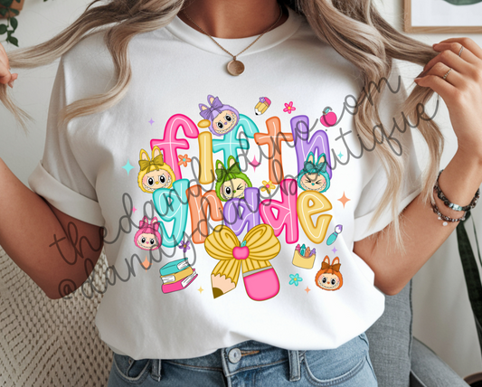Elf Doll Doodle Grade Level Short Sleeve