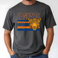 Jaguars Checkered Stripe Mascot - Short Sleeve