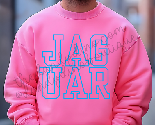 Jaguar Varsity Stacked - Sweatshirt