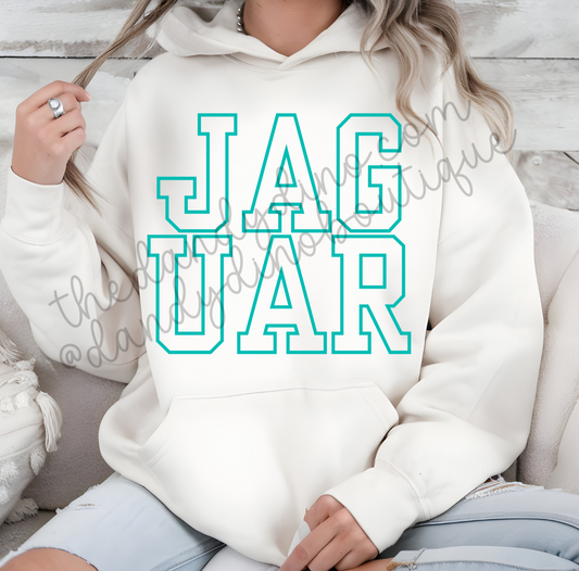 Jaguar Varsity Stacked - Hoodie