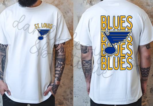 Blues Stacked Short Sleeve