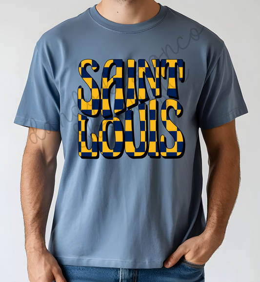 St. Louis Checkered Short Sleeve
