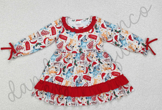 *PRE-ORDER* Christmas Blue Dog Pajamas