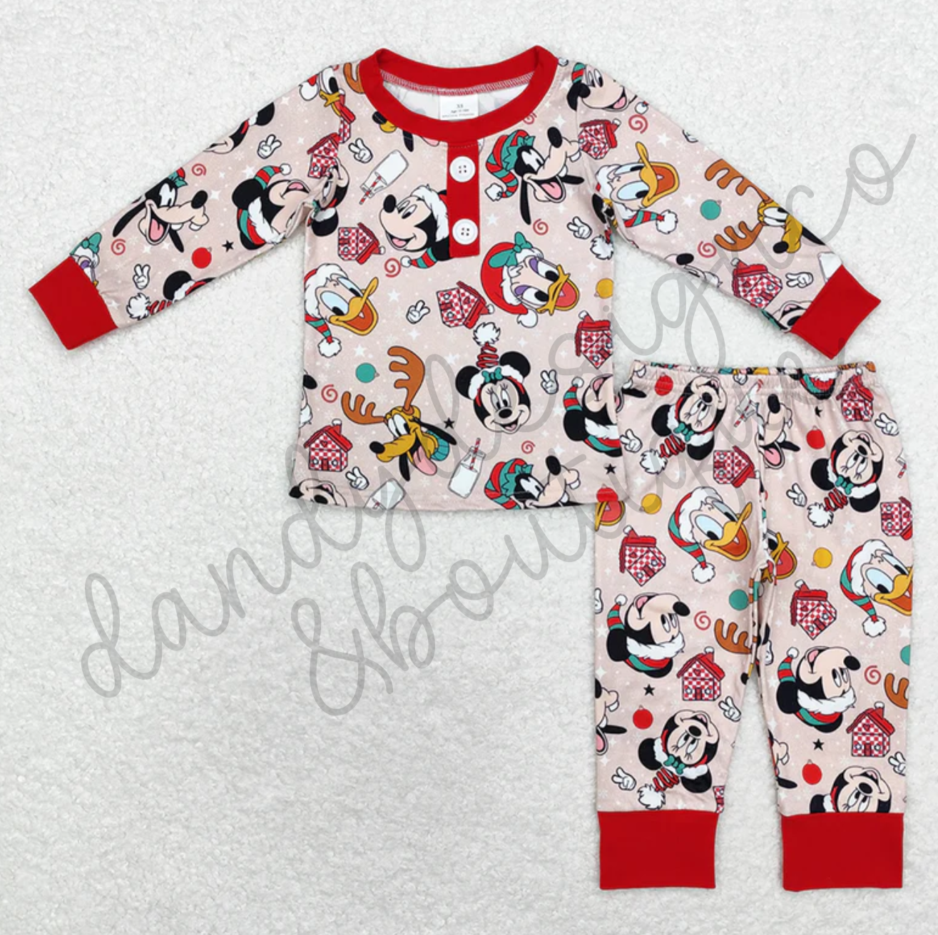 *PRE-ORDER* Christmas Mouse Pajamas