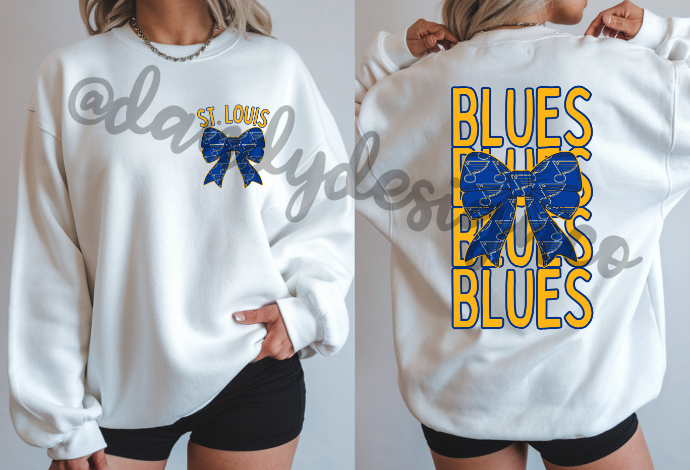 Blues Bow - Sweatshirt