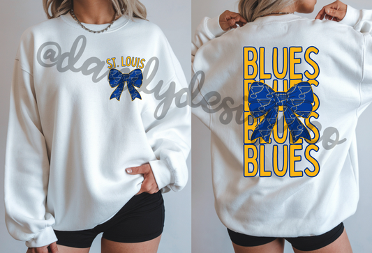 Blues Bow - Sweatshirt